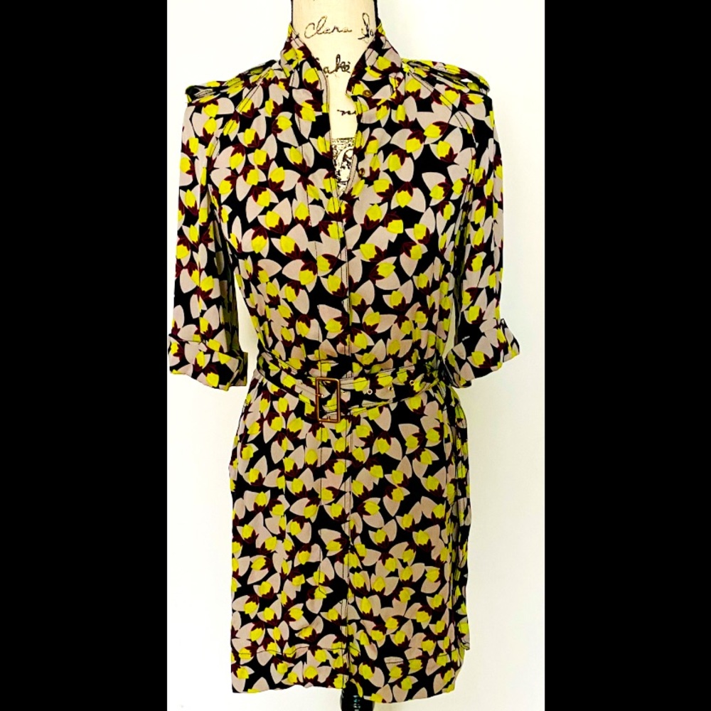 Diane Von Furstenberg Silk Jafarthea Mini Dress